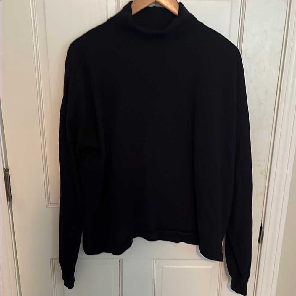 Los Angeles Apparel Aspen Turtleneck Navy M/L